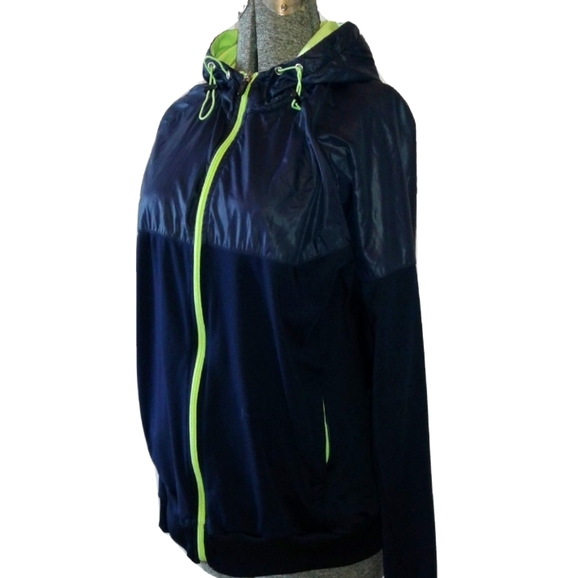 Nike Running Dri Fit Full Zip Up Windbreaker large - Picture 1 of 6